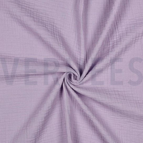 DOUBLE GAUZE DONKER LILA #7