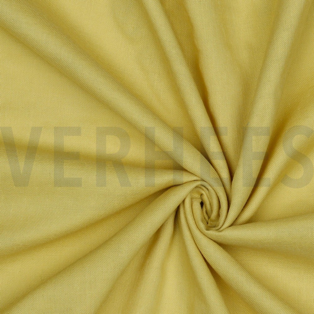 WEICHE FLACHE GAUZE SANFTGELB #7