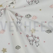 B-POPLIN GLITTER SWEET MOUSE ECRU (thumbnail) #3