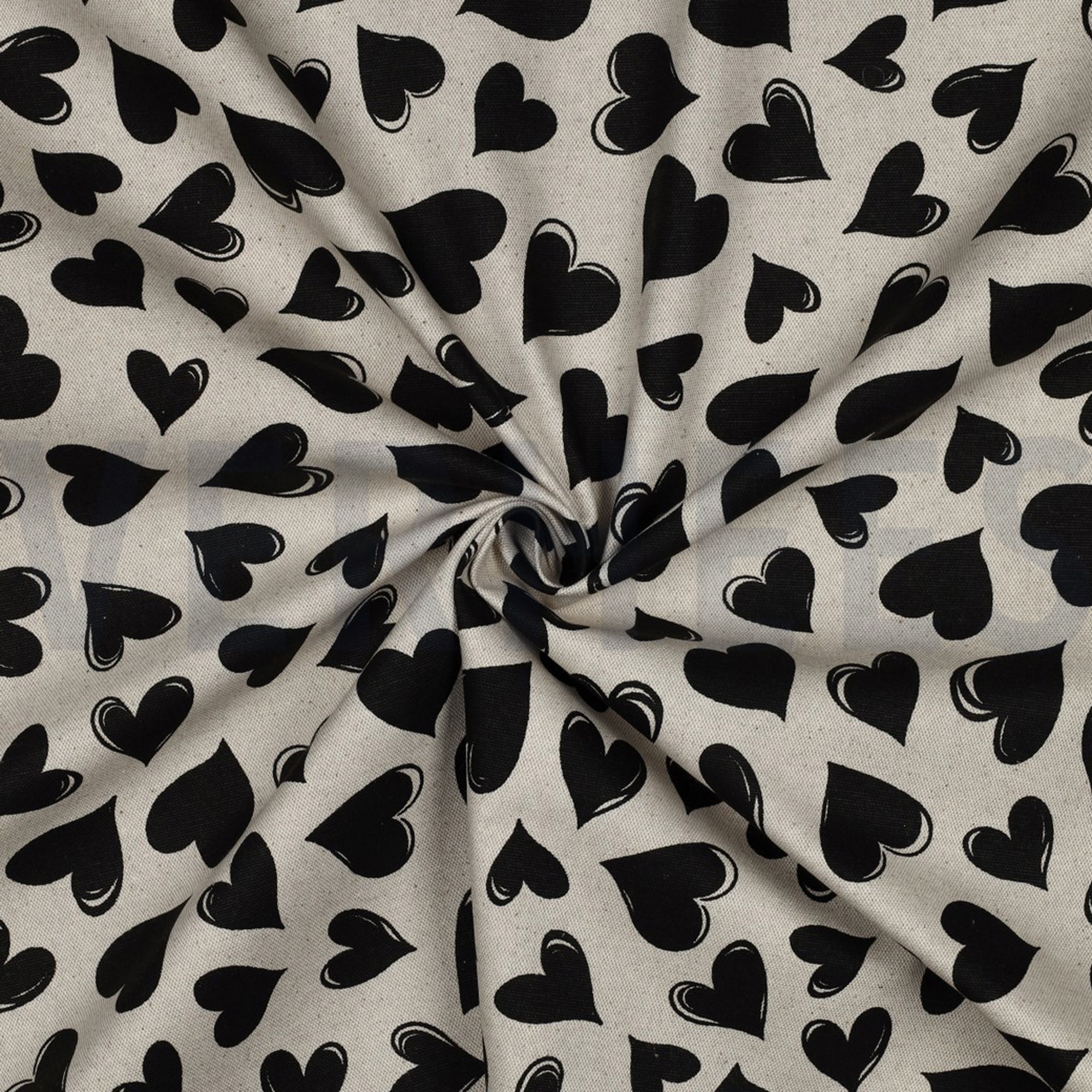 COATED CANVAS LINNENLOOK HARTEN ZWART (high resolution) #3