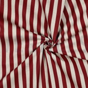 COATED CANVAS LINNENLOOK STREPEN ROOD (thumbnail) #3