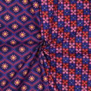 COATED COTTON FLOWERS NAVY (thumbnail) #3