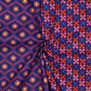 COATED KATOEN BLOEMEN MARINEBLAUW (thumbnail) #3