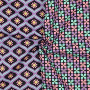 COTON ENDUIT FLEURS NOIR (thumbnail) #3