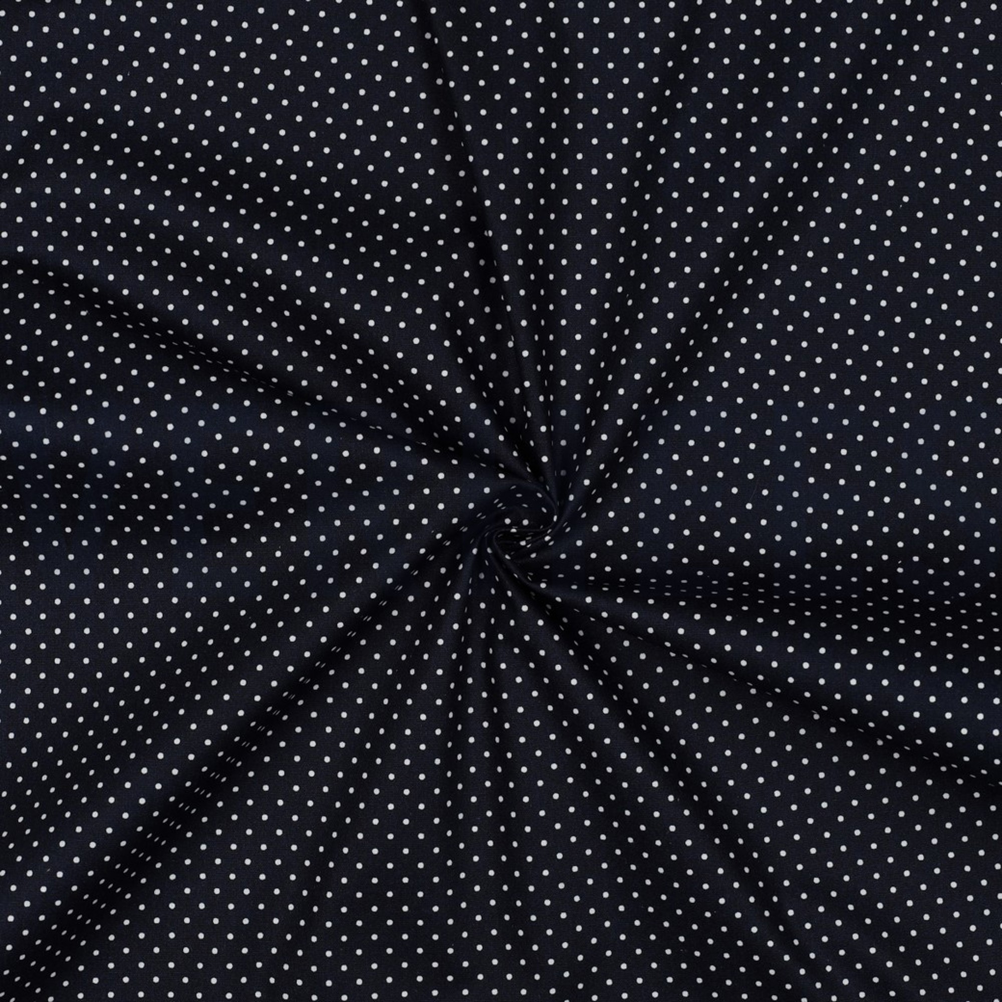 BESCHICHTETE BAUMWOLLE KLEINE PUNKTE MARINEBLAU (high resolution) #3