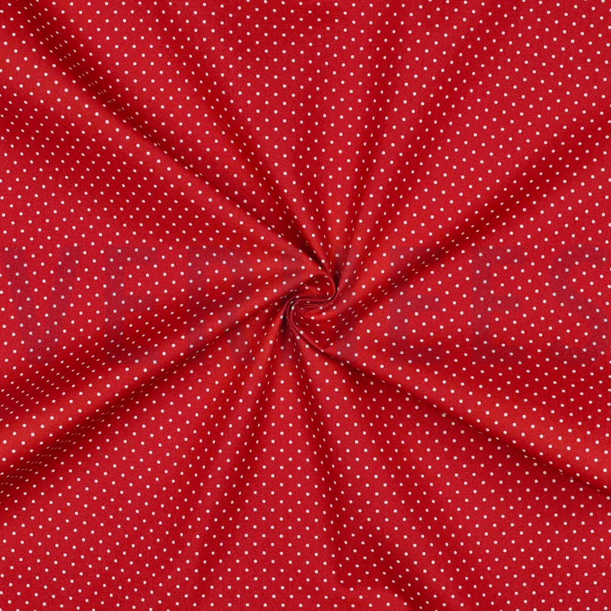 BESCHICHTETE BAUMWOLLE KLEINE PUNKTE ROT (high resolution) #3