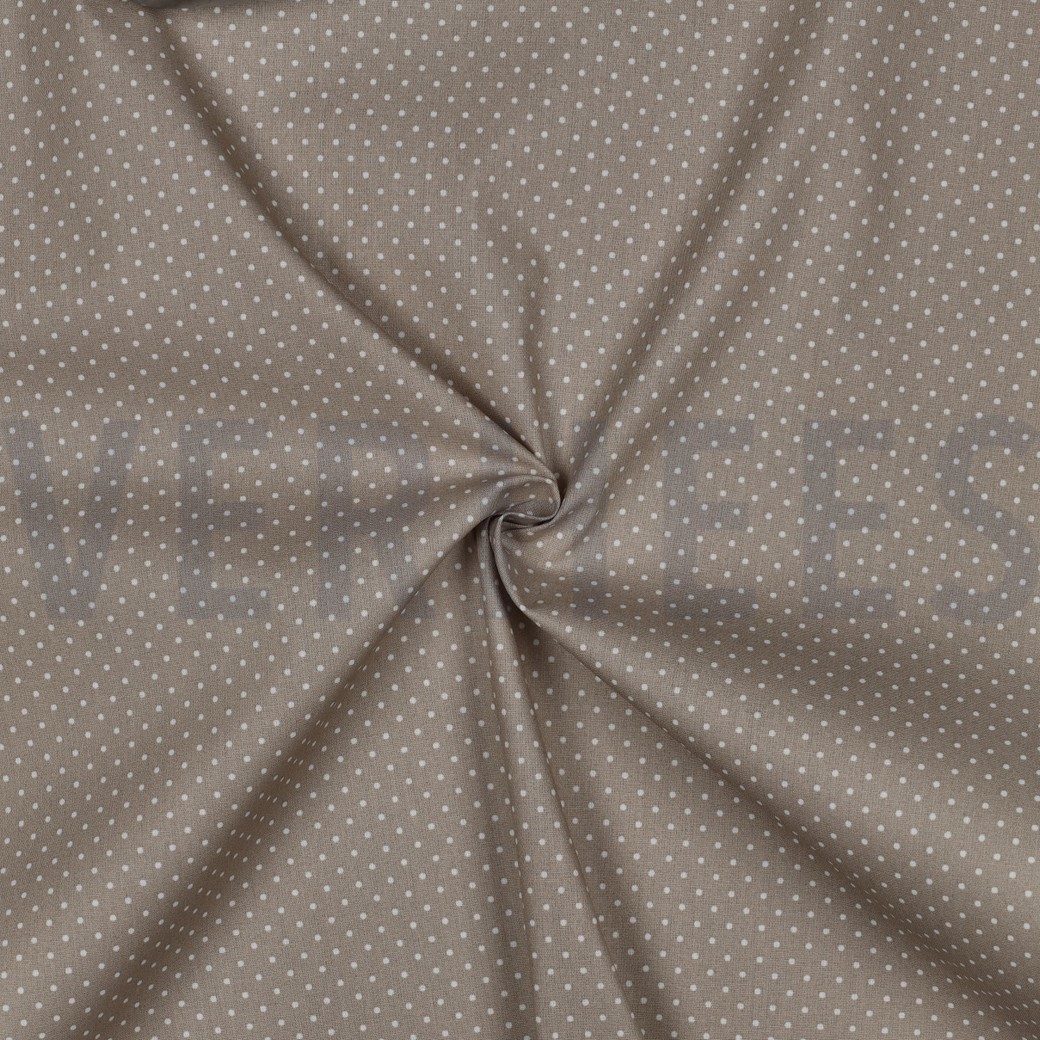 COATED COTTON PETIT DOTS SAND #7