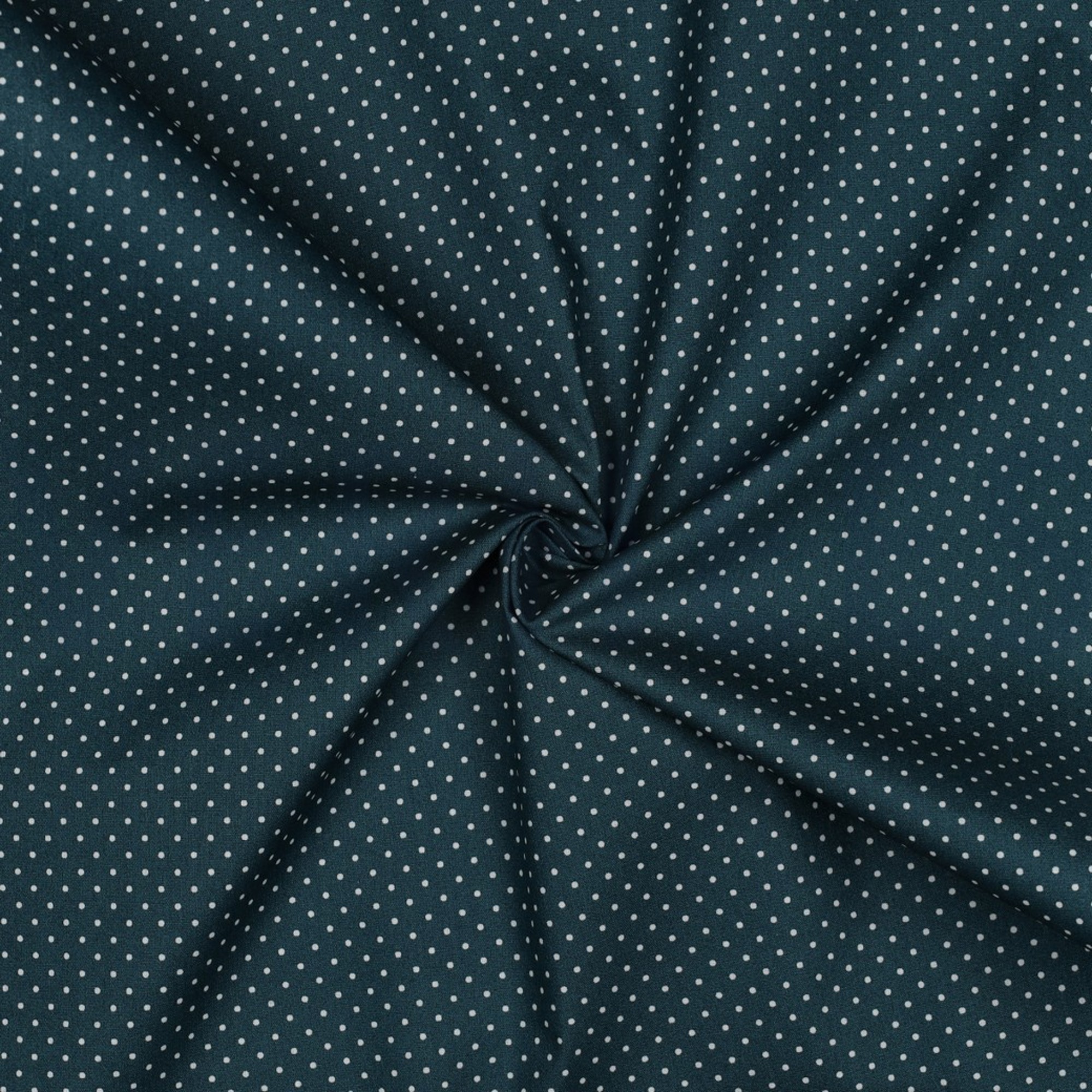 BESCHICHTETE BAUMWOLLE KLEINE PUNKTE PETROL (high resolution) #3
