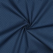BESCHICHTETE BAUMWOLLE KLEINE PUNKTE JEANSBLAU (thumbnail) #3