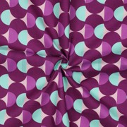 BESCHICHTETE BAUMWOLLE GRAFISCH LILA/VIOLETT (thumbnail) #3