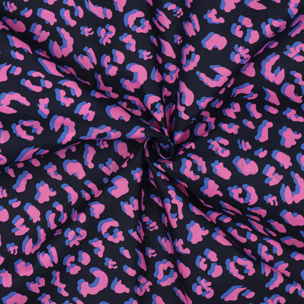 BESCHICHTETE BAUMWOLLE TIERHAUT MARINEBLAU #7