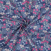 COTON ENDUIT FLEURS JEAN BLEU (thumbnail) #3