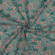 COTON ENDUIT FLEURS VERT (thumbnail) #3
