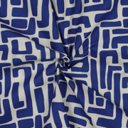 COATED COTTON ABSTRACT COBALT (thumbnail) #3