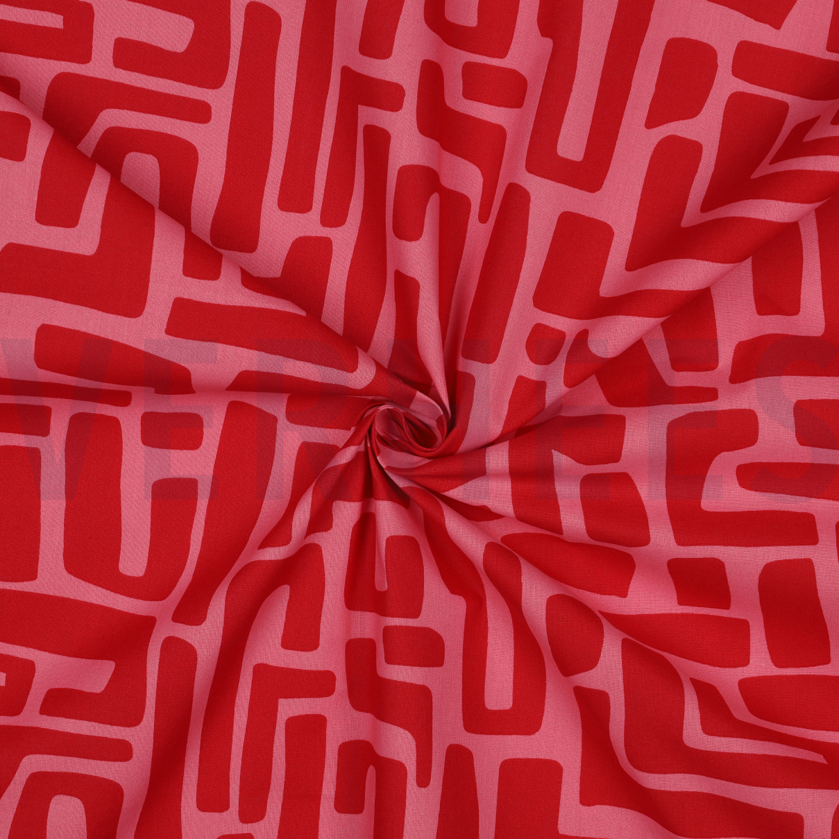 BESCHICHTETE BAUMWOLLE ABSTRACT ROT #7