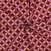 COATED COTTON ABSTRACT BROWN (thumbnail) #3