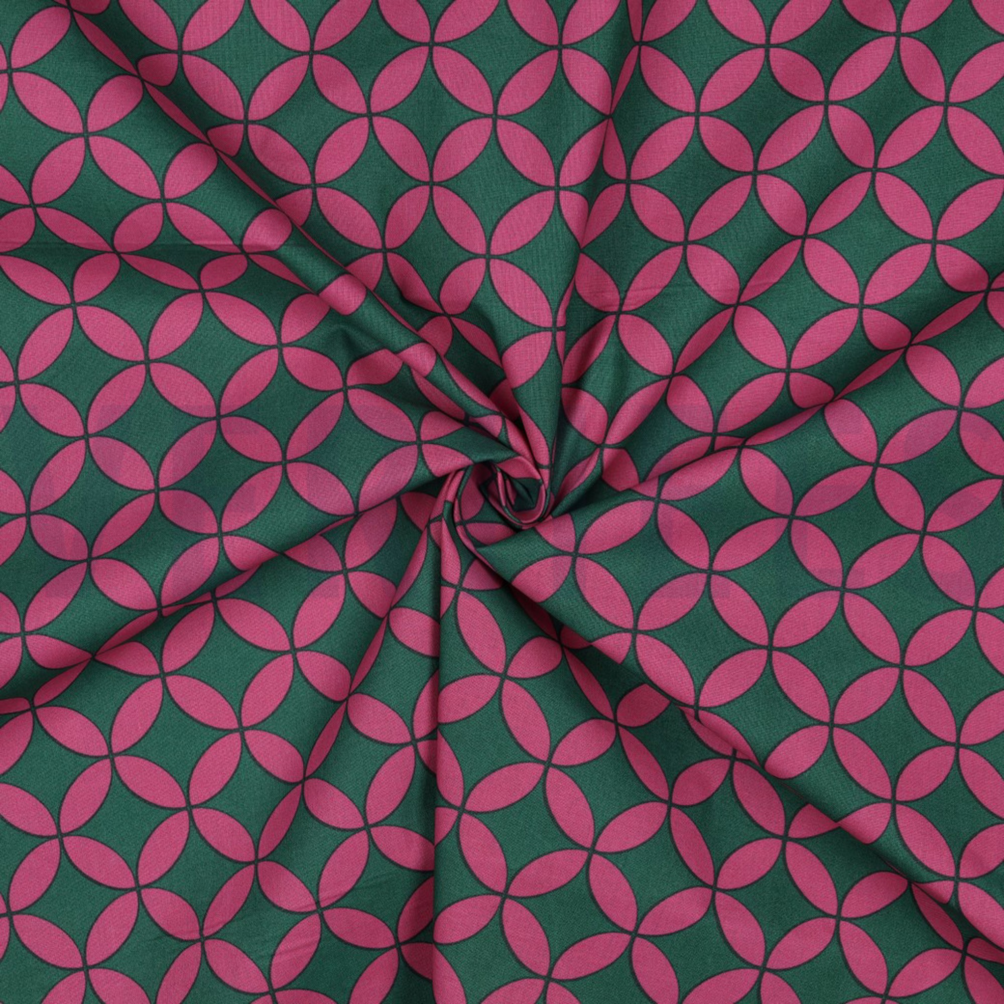 BESCHICHTETE BAUMWOLLE ABSTRACT GRÜN (high resolution) #3