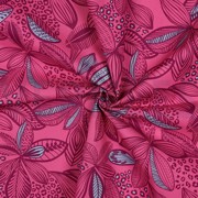 COTON ENDUIT FEUILLES ROSE (thumbnail) #3