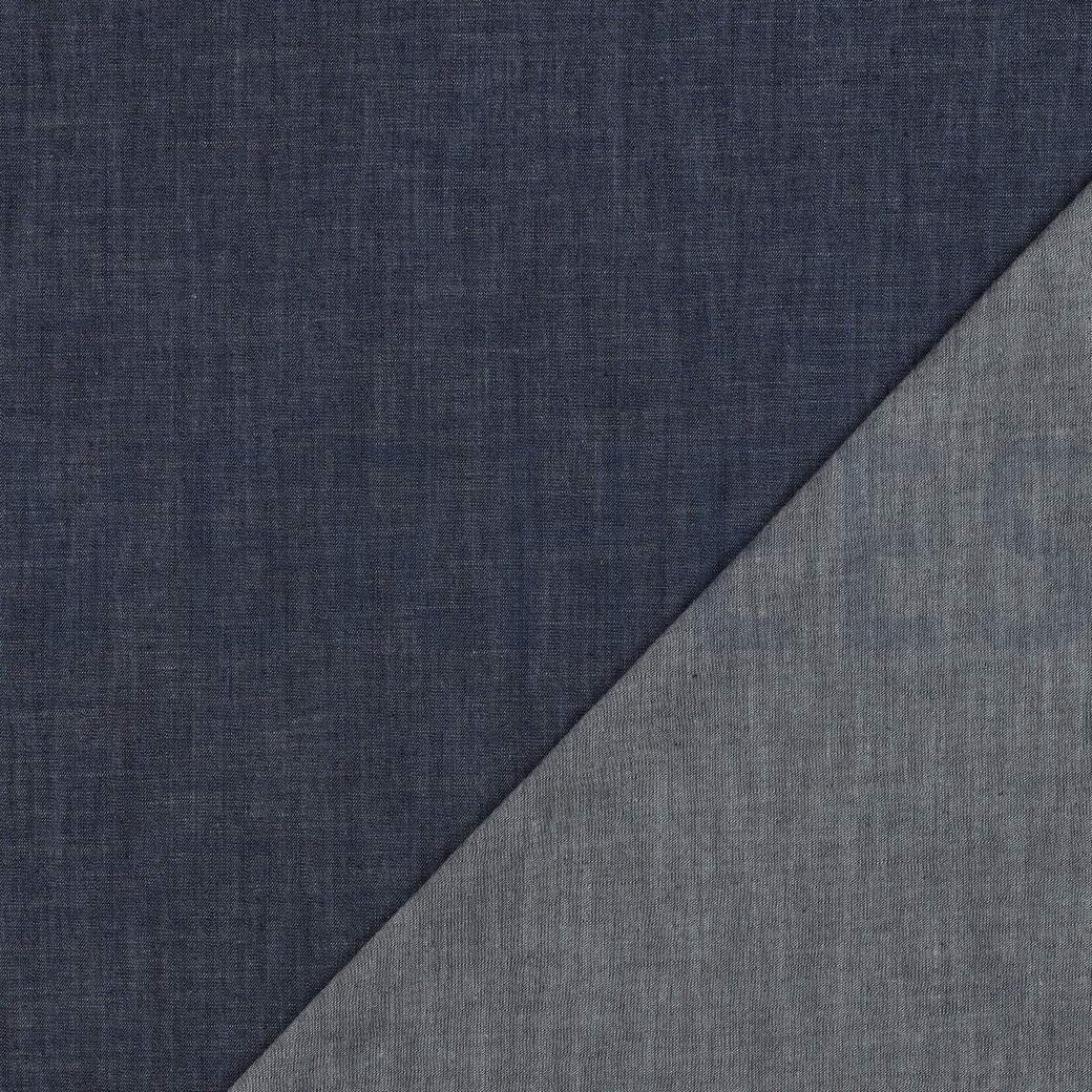 DENIM SLUB INDIGO DARK BLUE #7