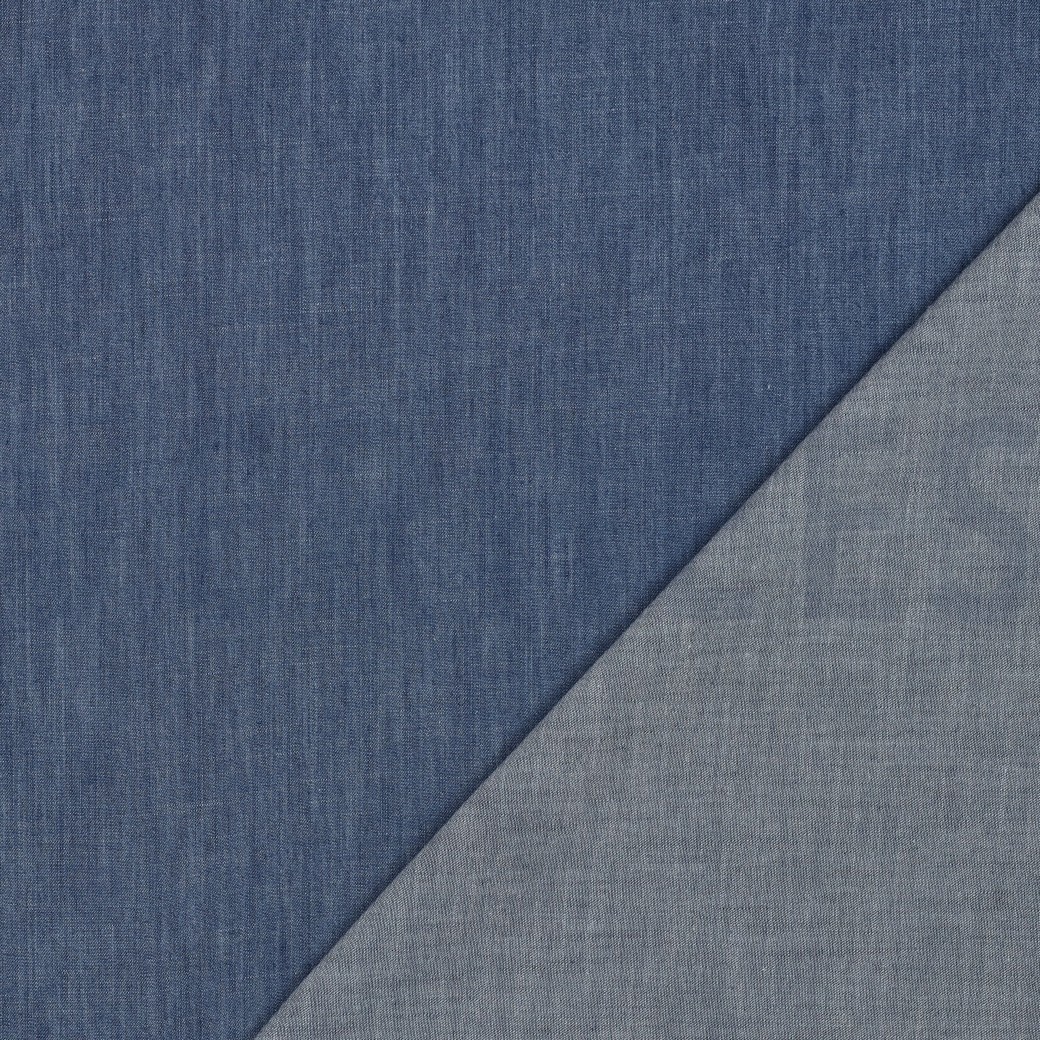 DENIM SLUB INDIGO BLAU #7