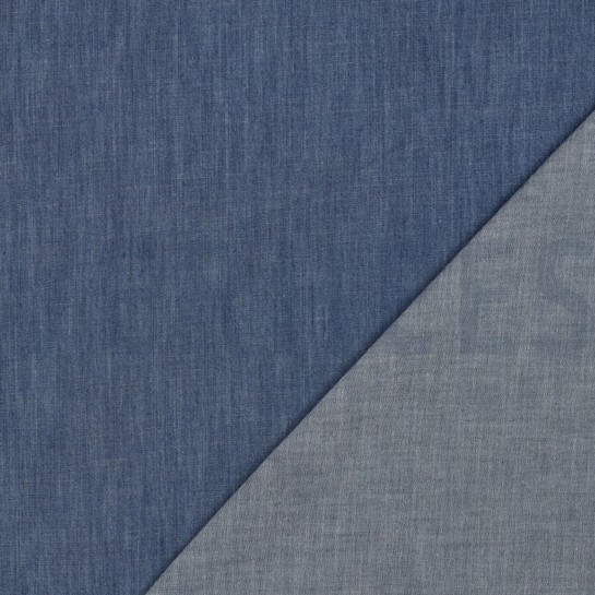 DENIM SLUB INDIGO BLAU #7