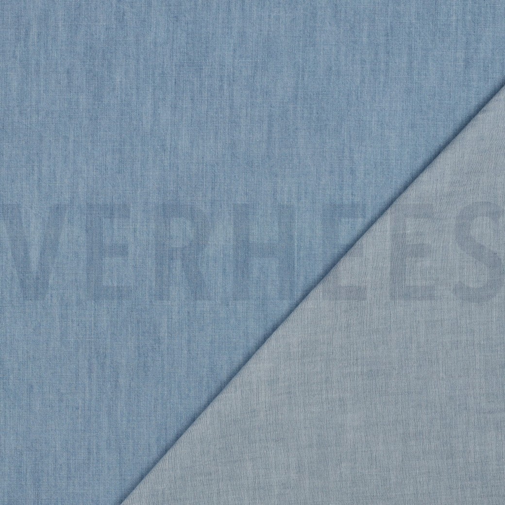 DENIM SLUB BLEU CLAIR INDIGO #7