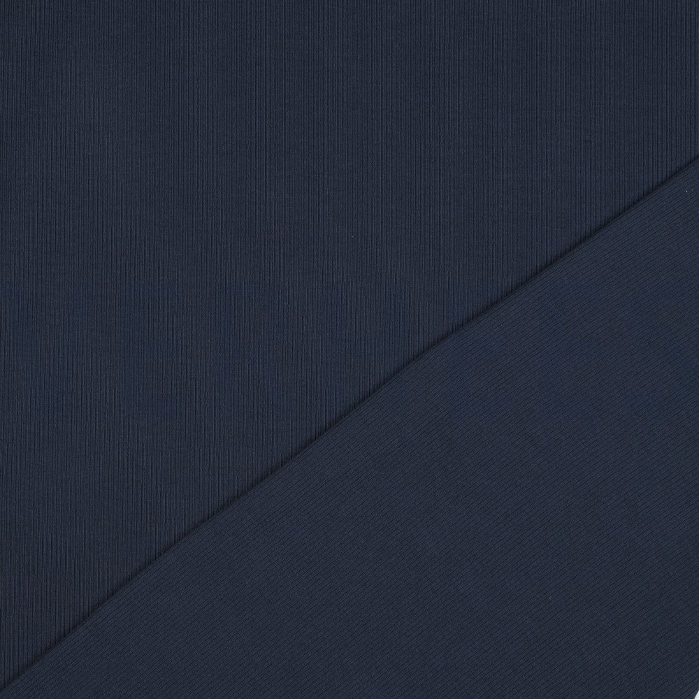 RIB JERSEY MARINEBLAUW #7