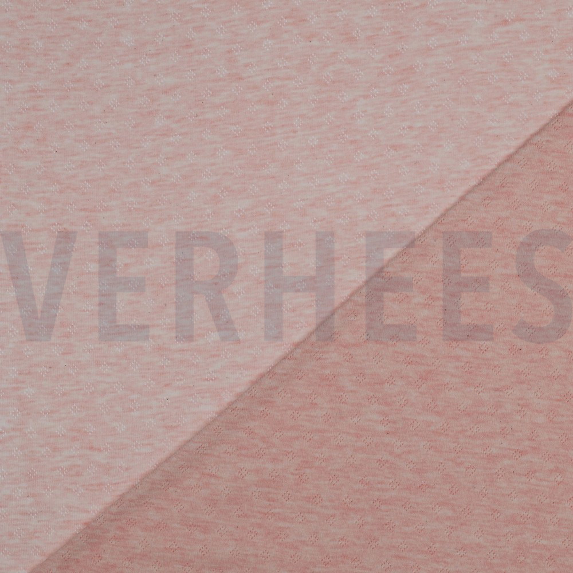 FEINSTRICKJERSEY AJOUR ROSÉ MELIERT (high resolution) #4