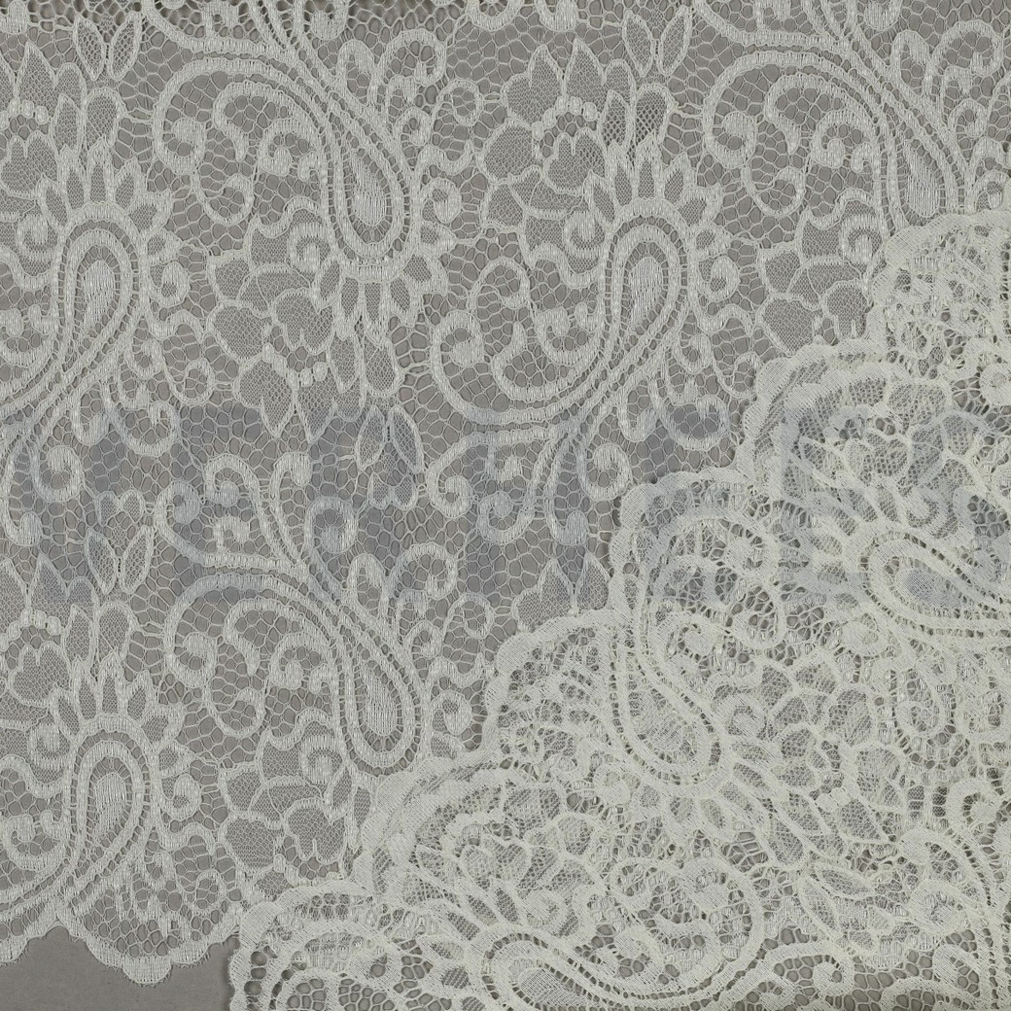 LACE TWO-SIDE SCALLOP OFF WHITE (high resolution) #4