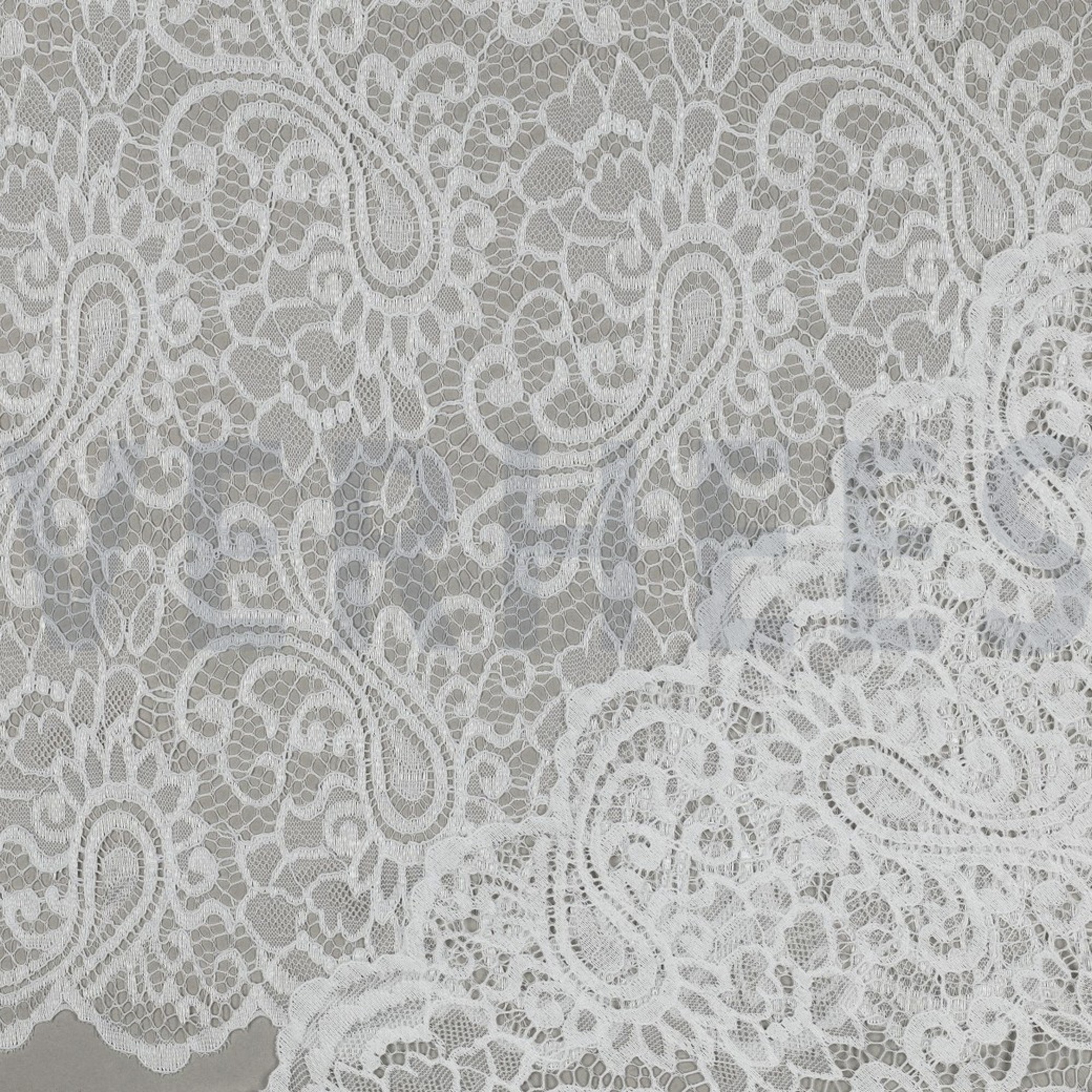LACE TWO-SIDE SCALLOP WHITE (high resolution) #4