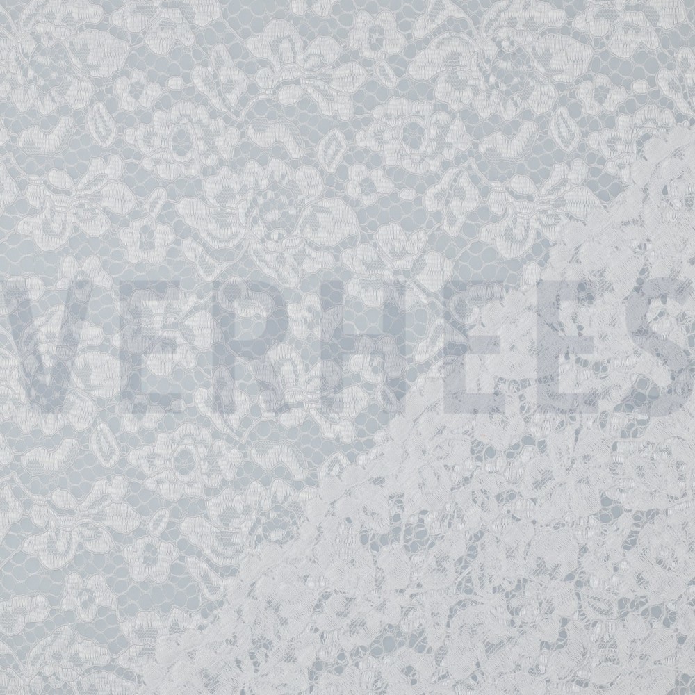 LACE TWO-SIDE SCALLOP WHITE #7