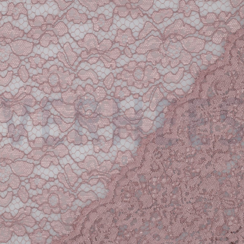 LACE TWO-SIDE SCALLOP MAUVE #7