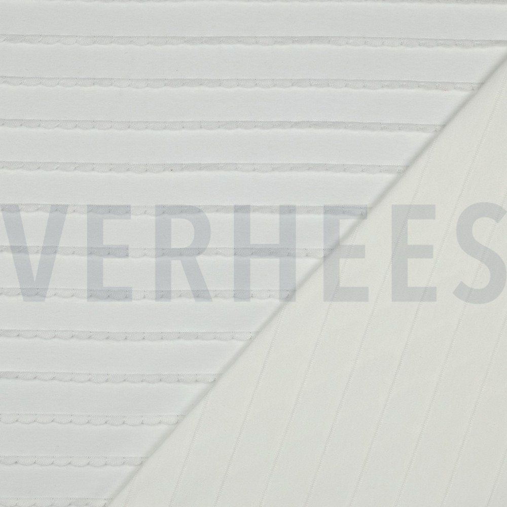 JERSEY RUFFLES WHITE #7
