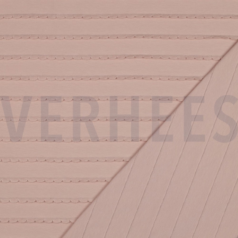 JERSEY RUFFLES POWDER PINK #7
