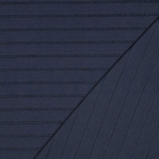 JERSEY RUFFLES NAVY #7