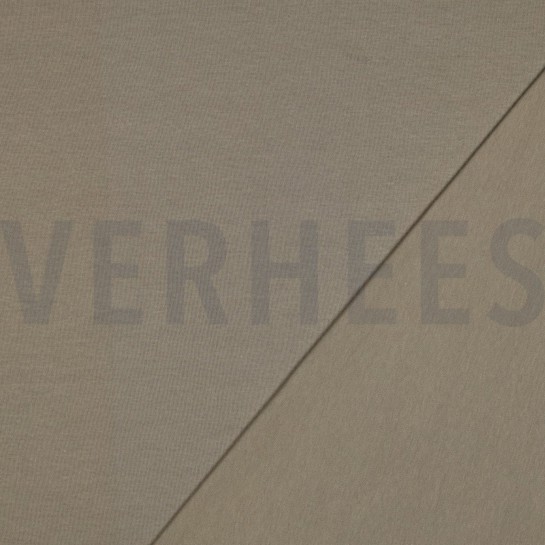 BAUMWOLL JERSEY INTERLOCK GOTS SAND #7