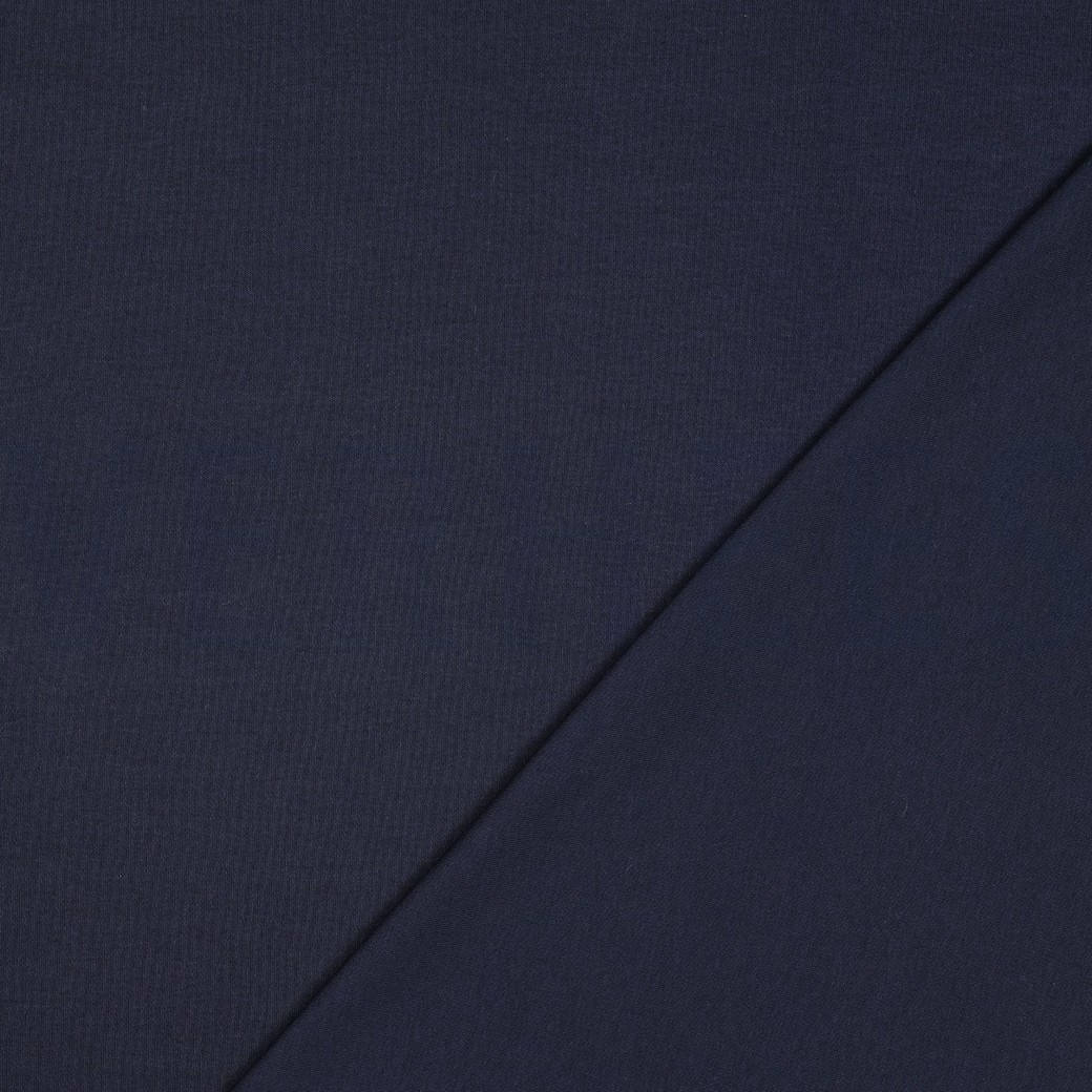 KATOENEN INTERLOCK JERSEY GOTS MARINEBLAUW #7