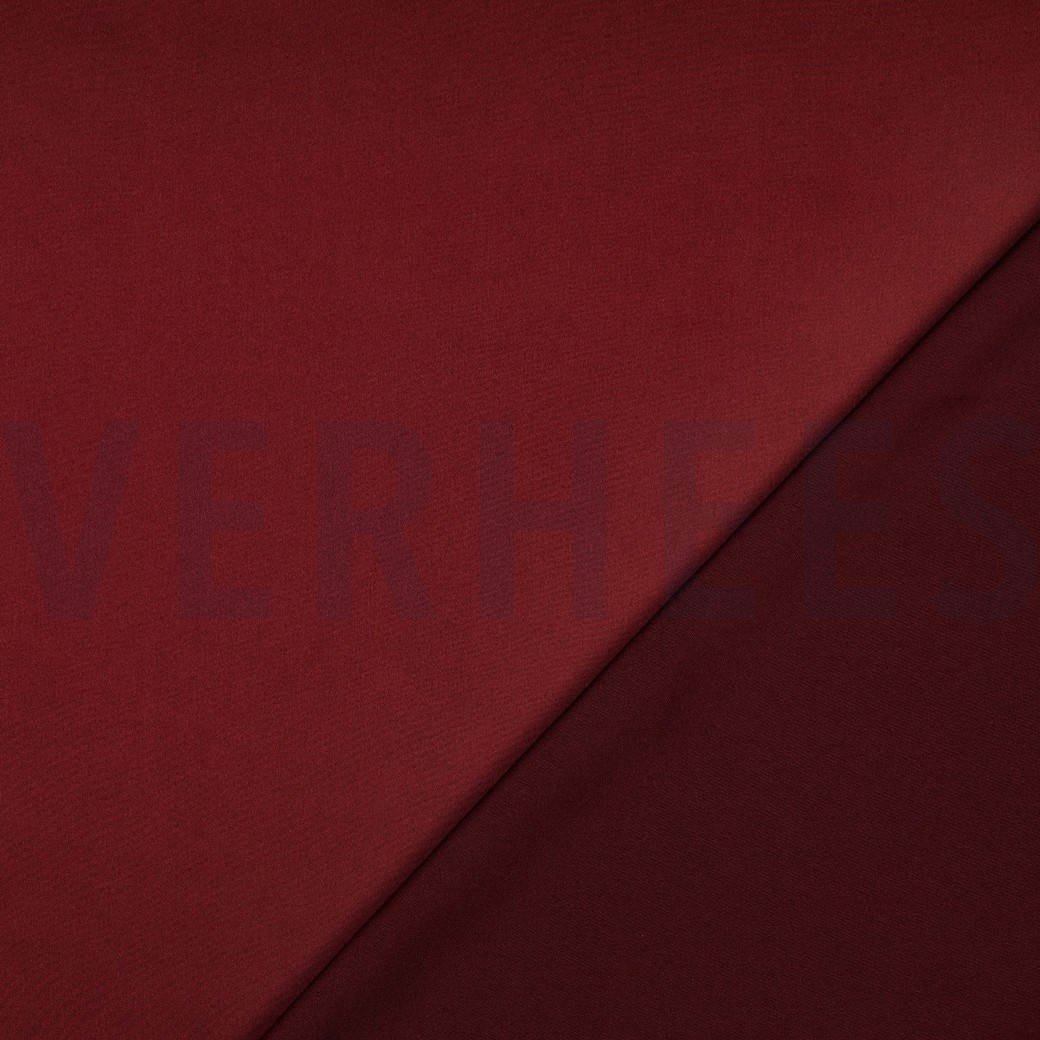 SATIN STRETCH BORDEAUXROT #7
