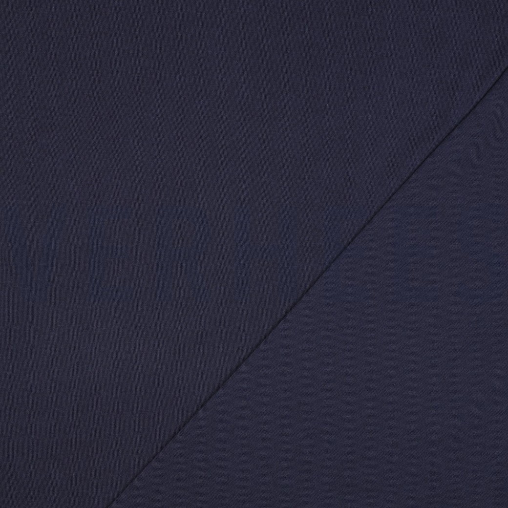 JERSEY 100% COTON GOTS BLEU MARINE #7