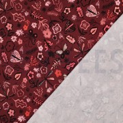 SWEAT DIGITAL BLUMEN BORDEAUXROT (thumbnail) #4
