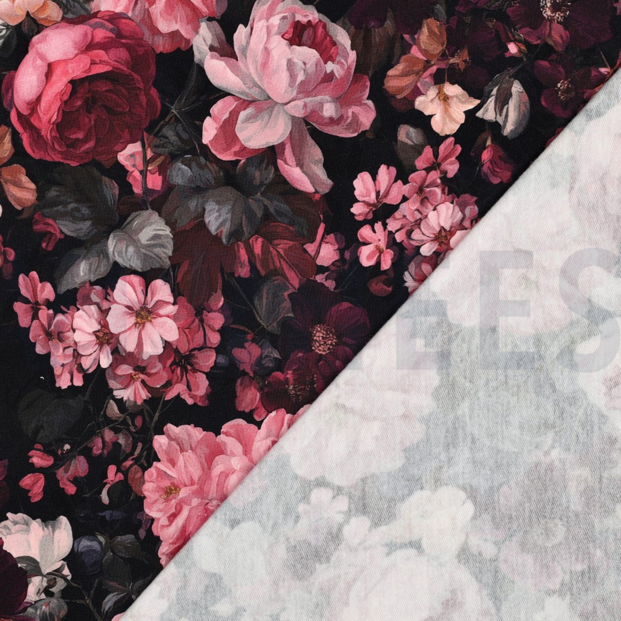 SWEAT DIGITAL BLUMEN SCHWARZ (high resolution) #4