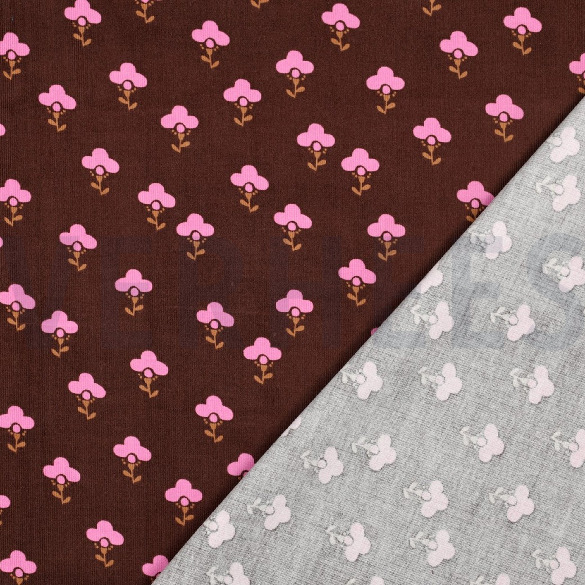 FEINCORD BLUMEN BRAUN (high resolution) #4