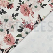 NAPPE DIGITAL DÉPERLANT FEUILLES FLEURS BLANC (thumbnail) #4