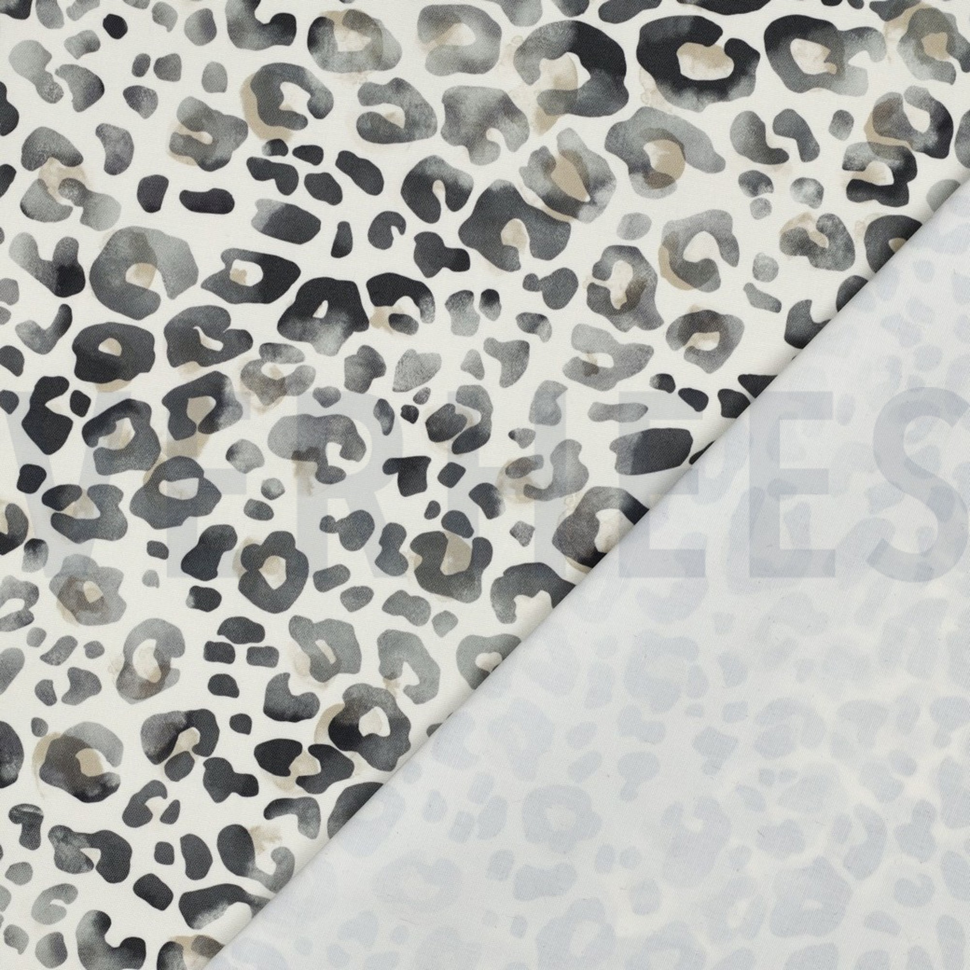 TABLECLOTH DIGITAL WATER REPELLENT ANIMAL SKIN OFF WHITE (high resolution) #4