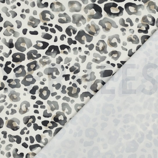 TABLECLOTH DIGITAL WATER REPELLENT ANIMAL SKIN OFF WHITE #7