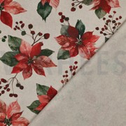 TOILE DÉCORATION LIN LOOK DIGITAL NOËL NATUREL (thumbnail) #4