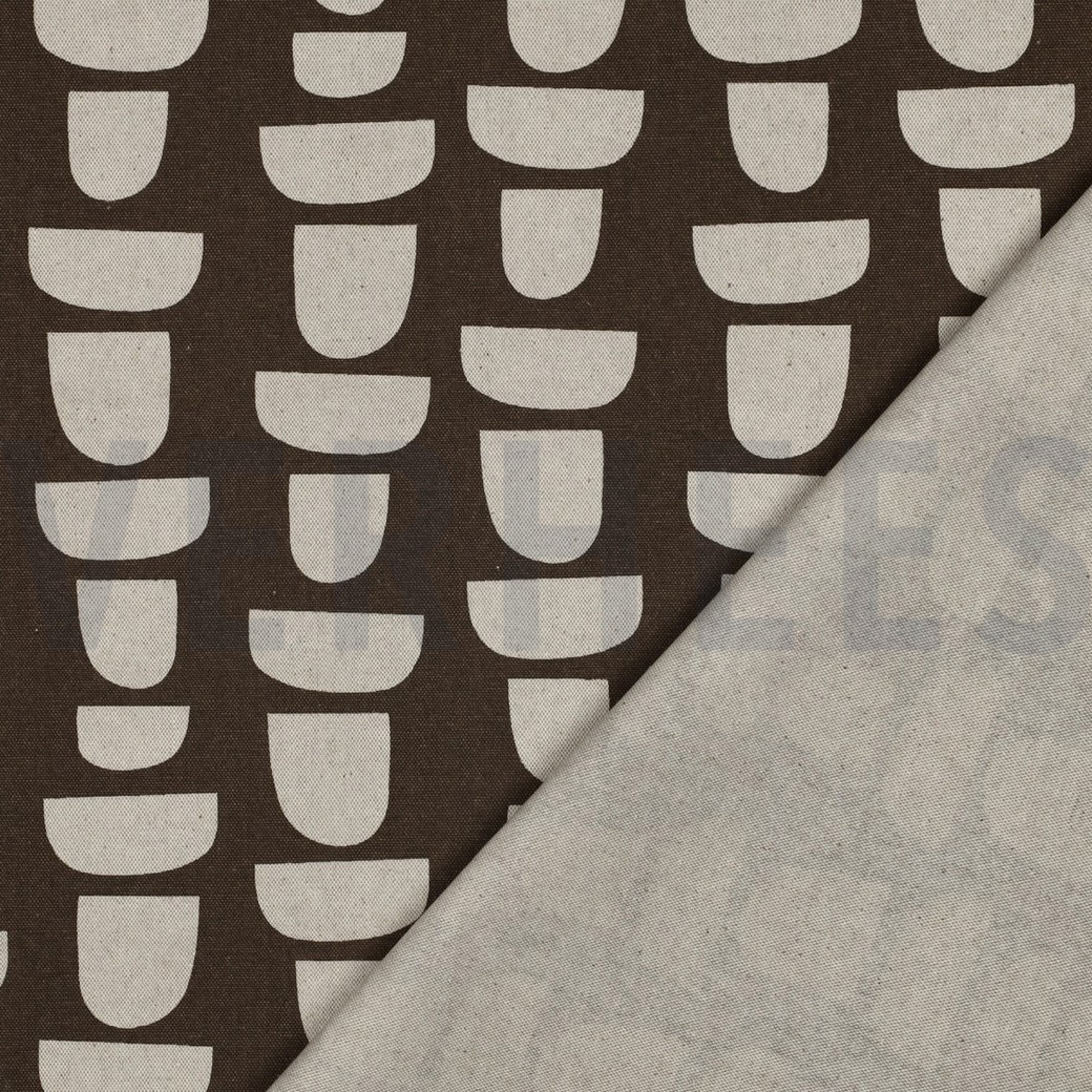 CANVAS LINNENLOOK ABSTRACT BRUIN (high resolution) #4