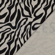 TOILE DÉCORATION LIN LOOK PEAU D’ANIMAL NOIR (thumbnail) #4