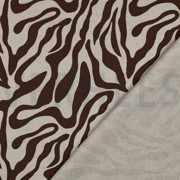TOILE DÉCORATION LIN LOOK PEAU D’ANIMAL BRUN FONCÉ (thumbnail) #4