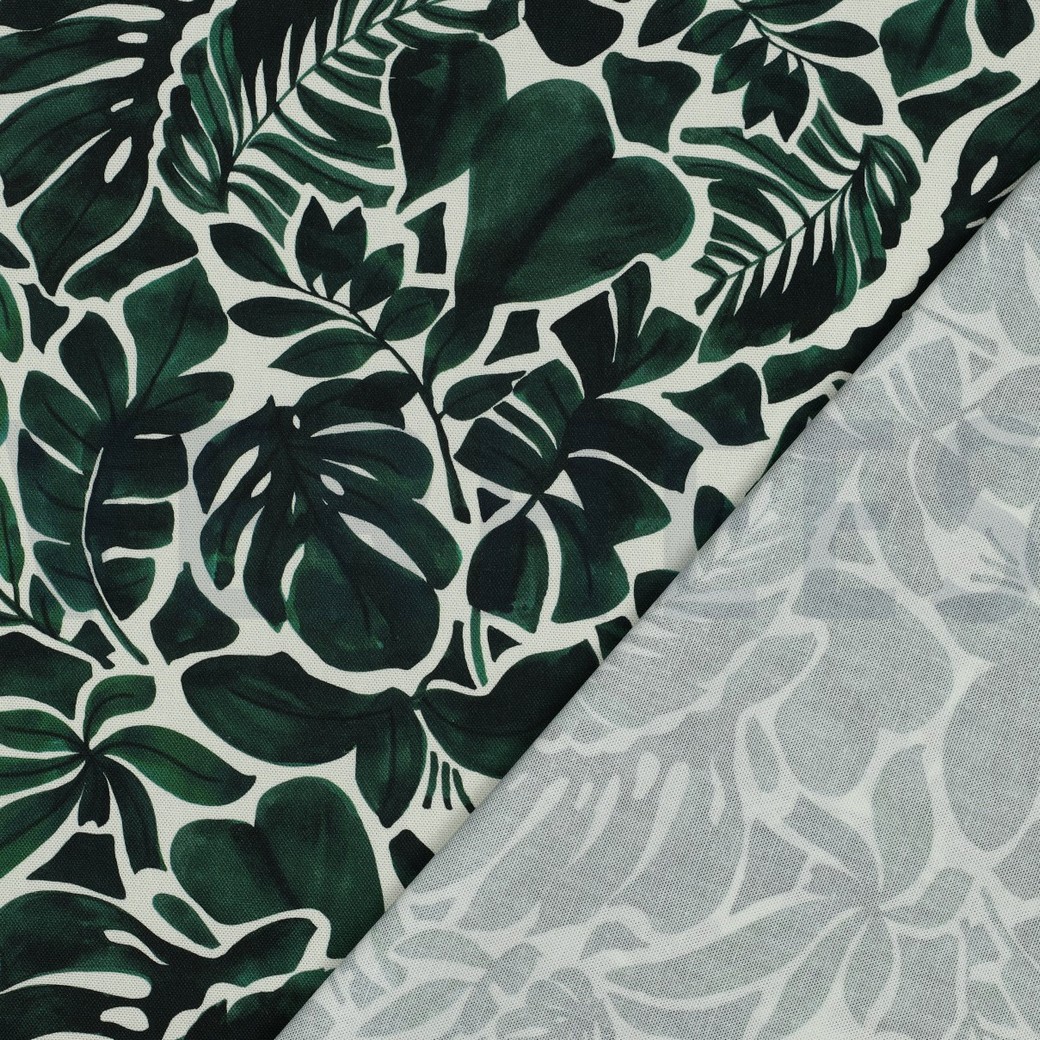 TOILE DÉCORATION DIGITAL FEUILLES VERT #7